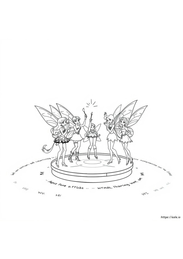 Winx Club Para Colorir