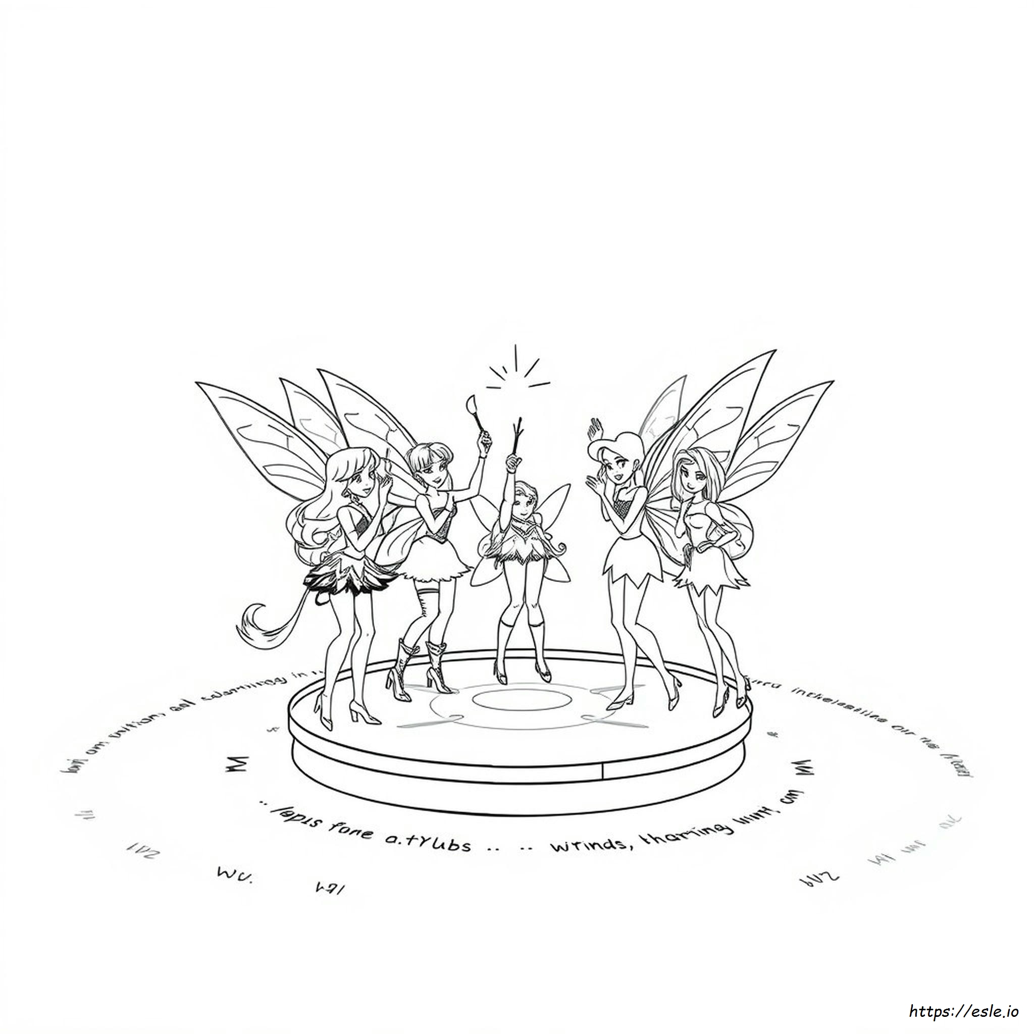 Winx Club Colouring