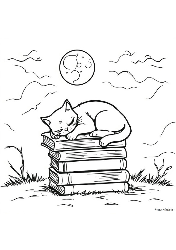 Evil Catnap Coloring Page