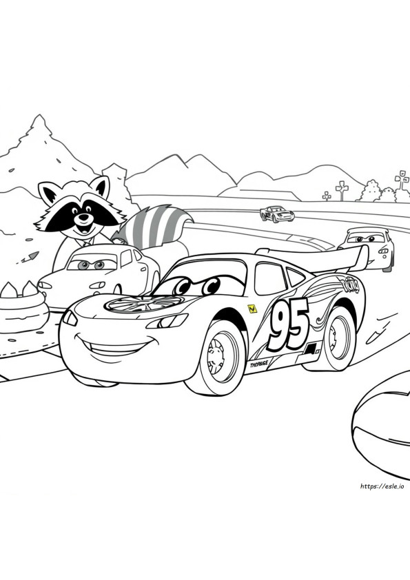 Lightning Mcqueen Cars 1 Coloring Pages