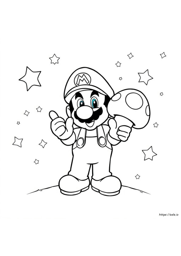 Mario Super Bell Coloring Pages