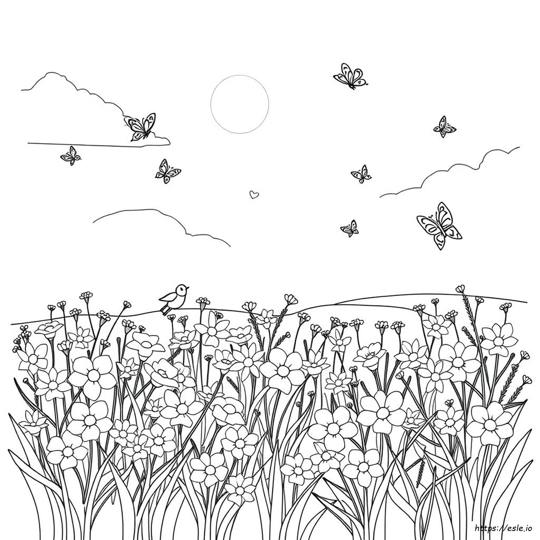 Frühling Ausmalbilder Für Kinder