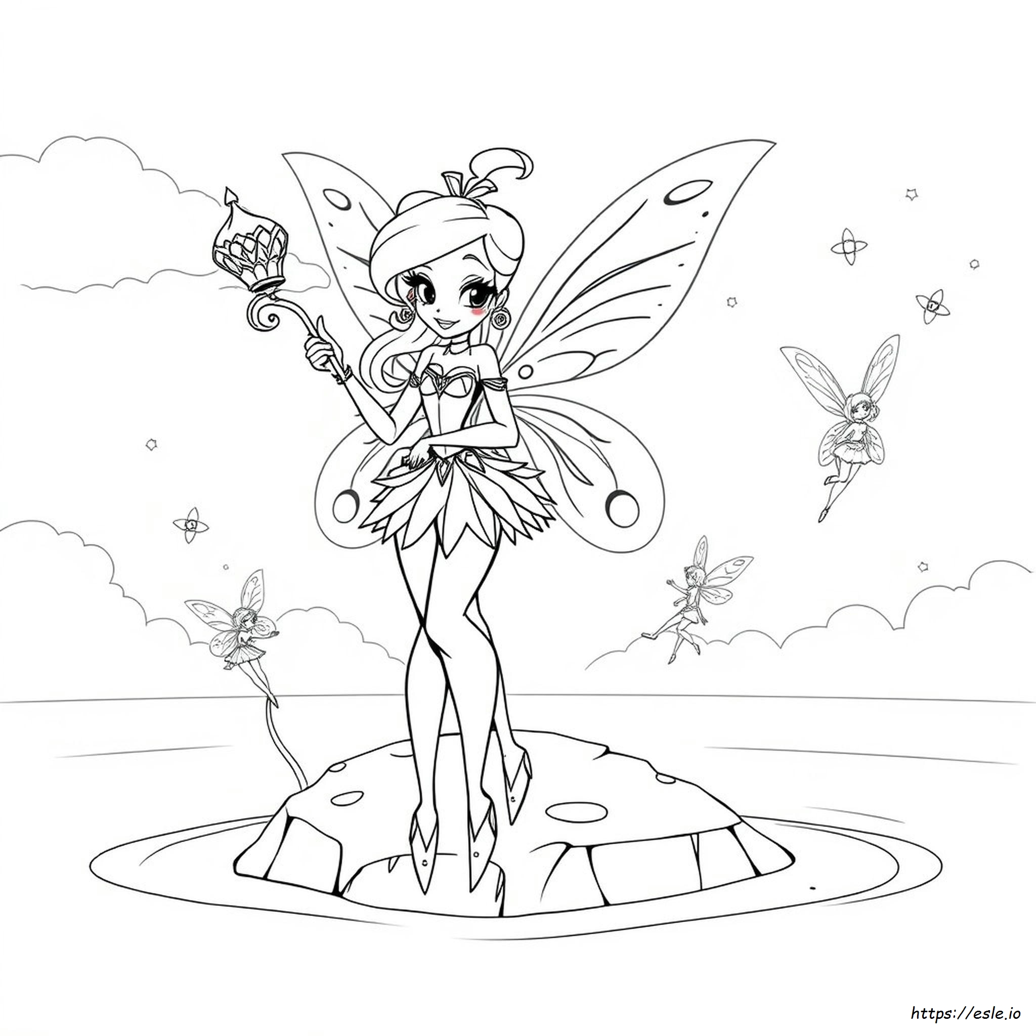 Winx Club Bloomix Coloring Pages