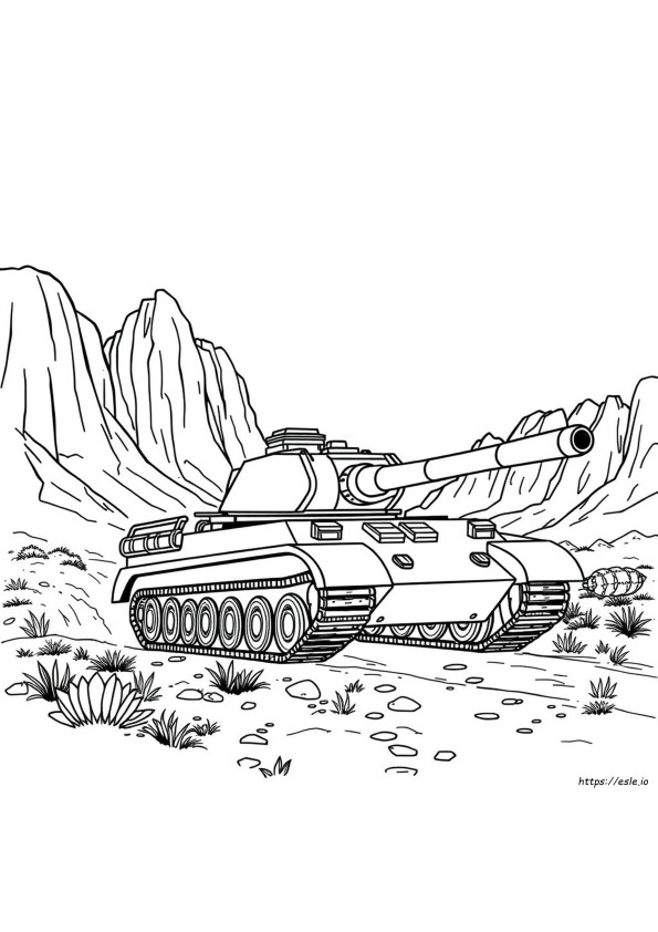 Carro Armato Da Colorare