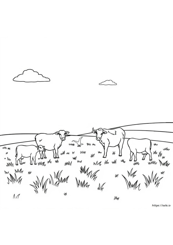 Farm Animal Coloring Book Pages