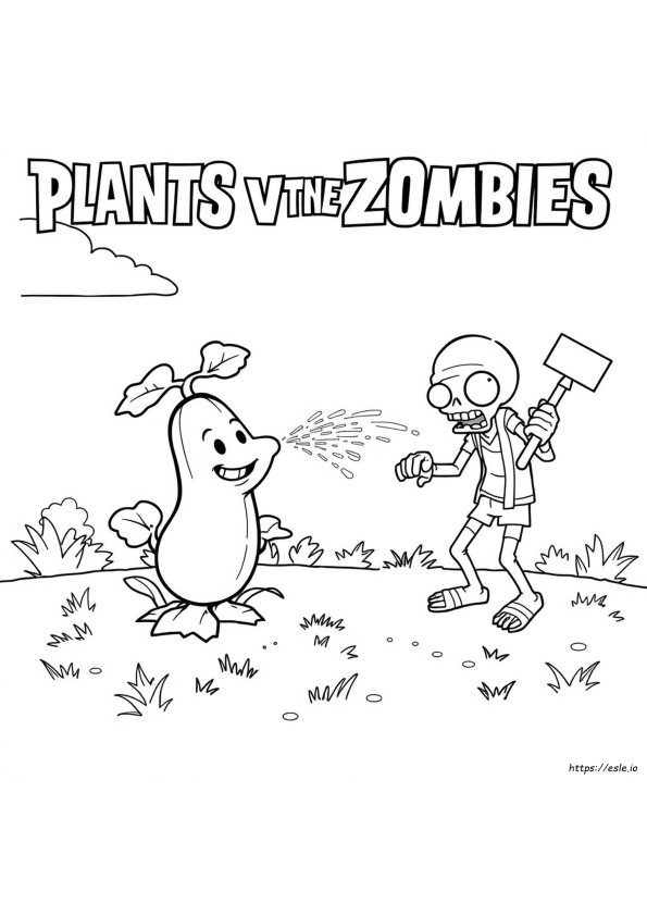 Plants Vs Zombies Coloring Pages Pdf