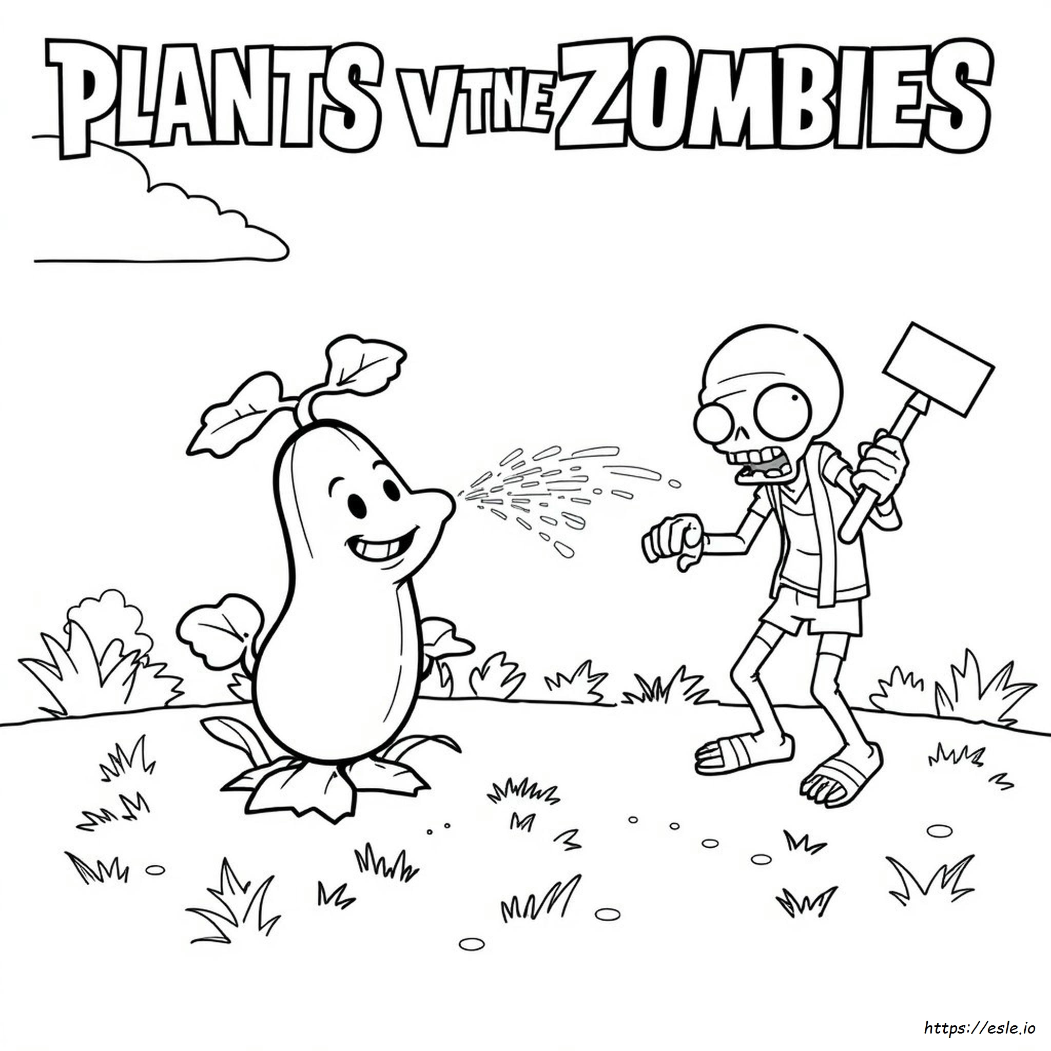 Plants Vs Zombies Coloring Pages Pdf