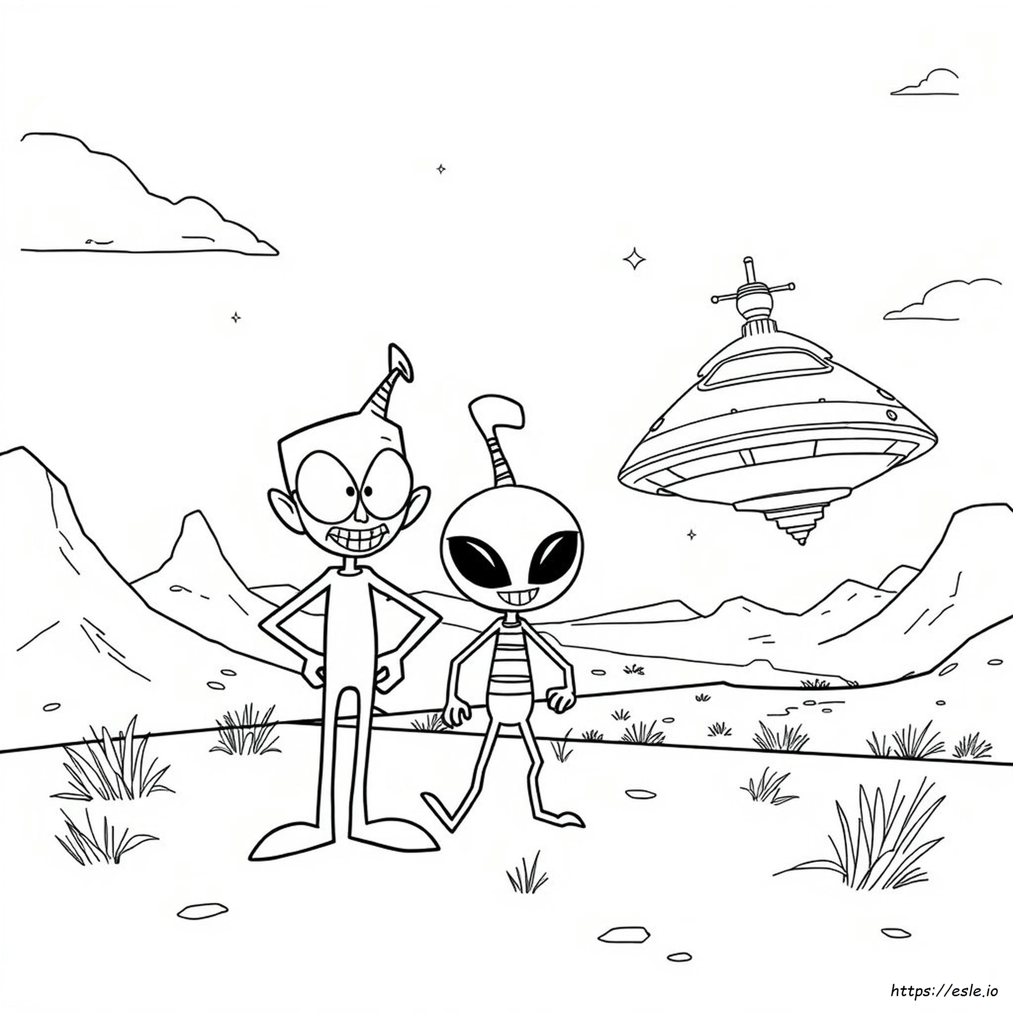 Invader Zim Coloring Book