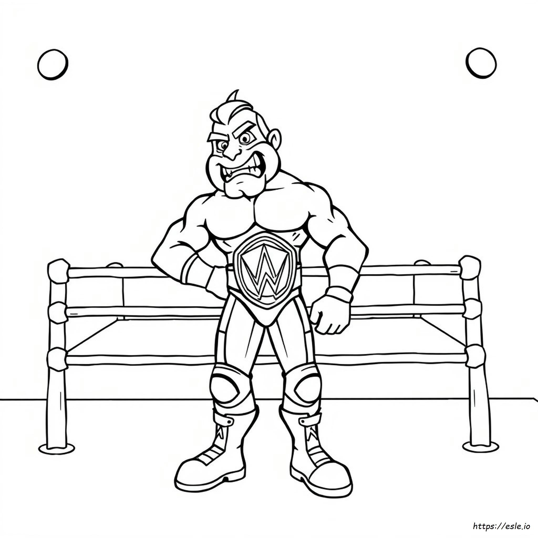 Sting Pankrátor Színező Oldalak