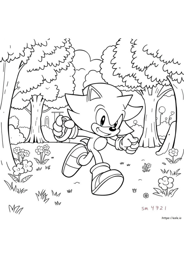 Sonic The Hedgehog 3 Colouring