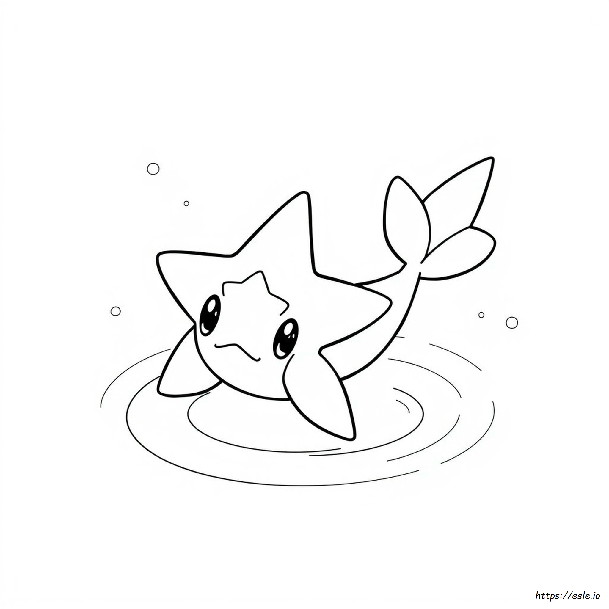 Staryu Pokemon Para Colorear