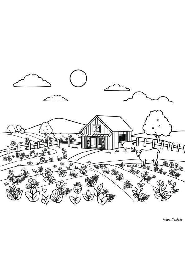 Farm Colouring Pages Free