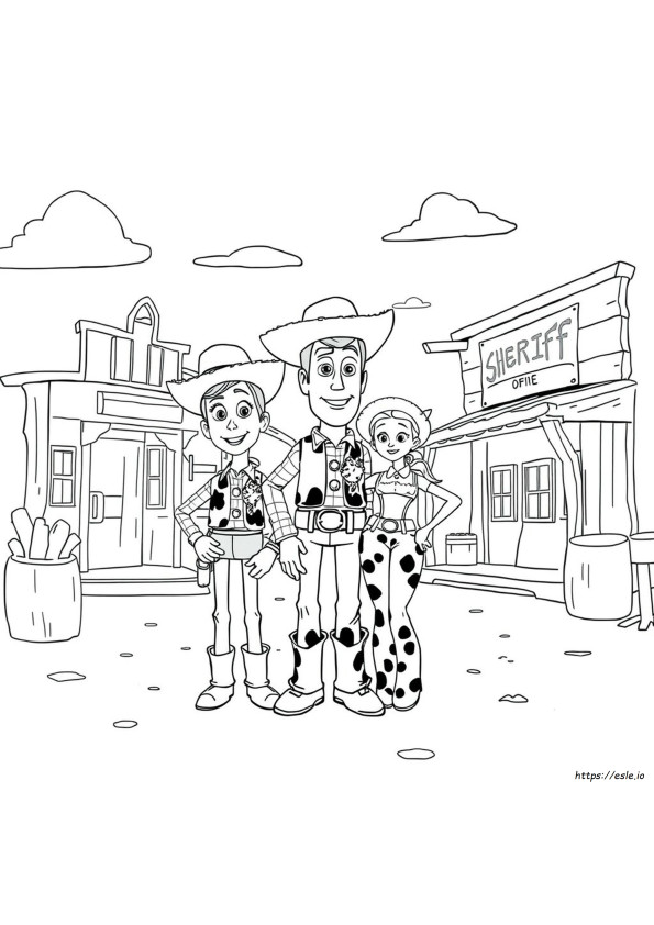 Woody Jessie Kleurplaat