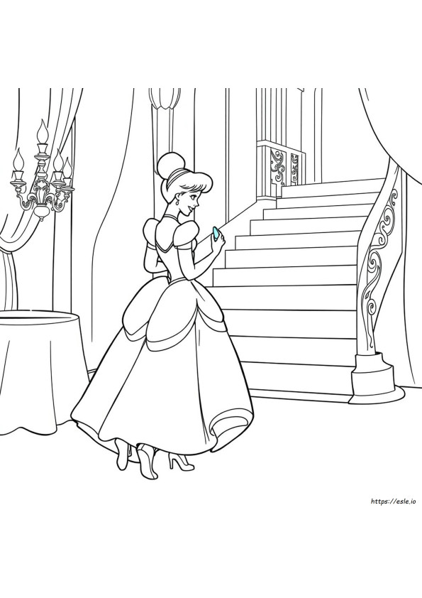 Cinderela Coloring