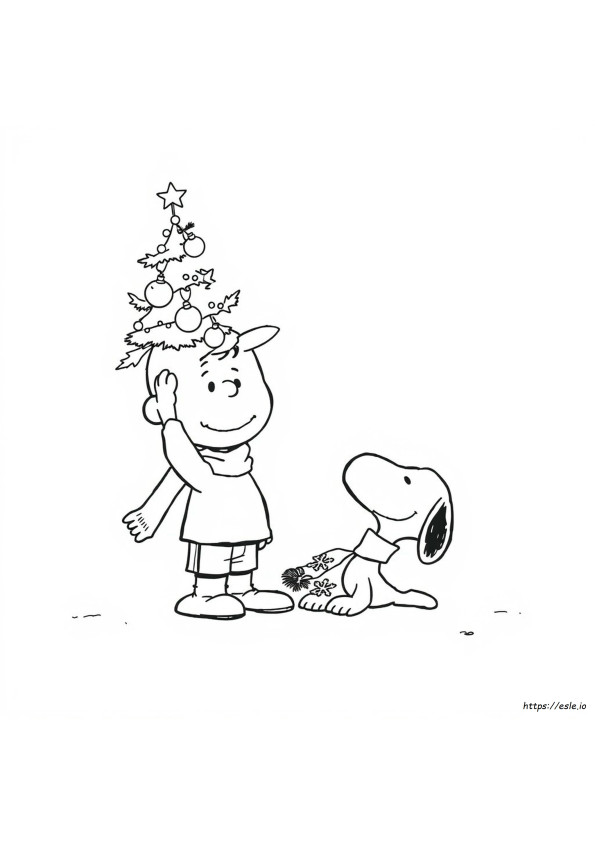Charlie Brown Weihnachten Ausmalbilder
