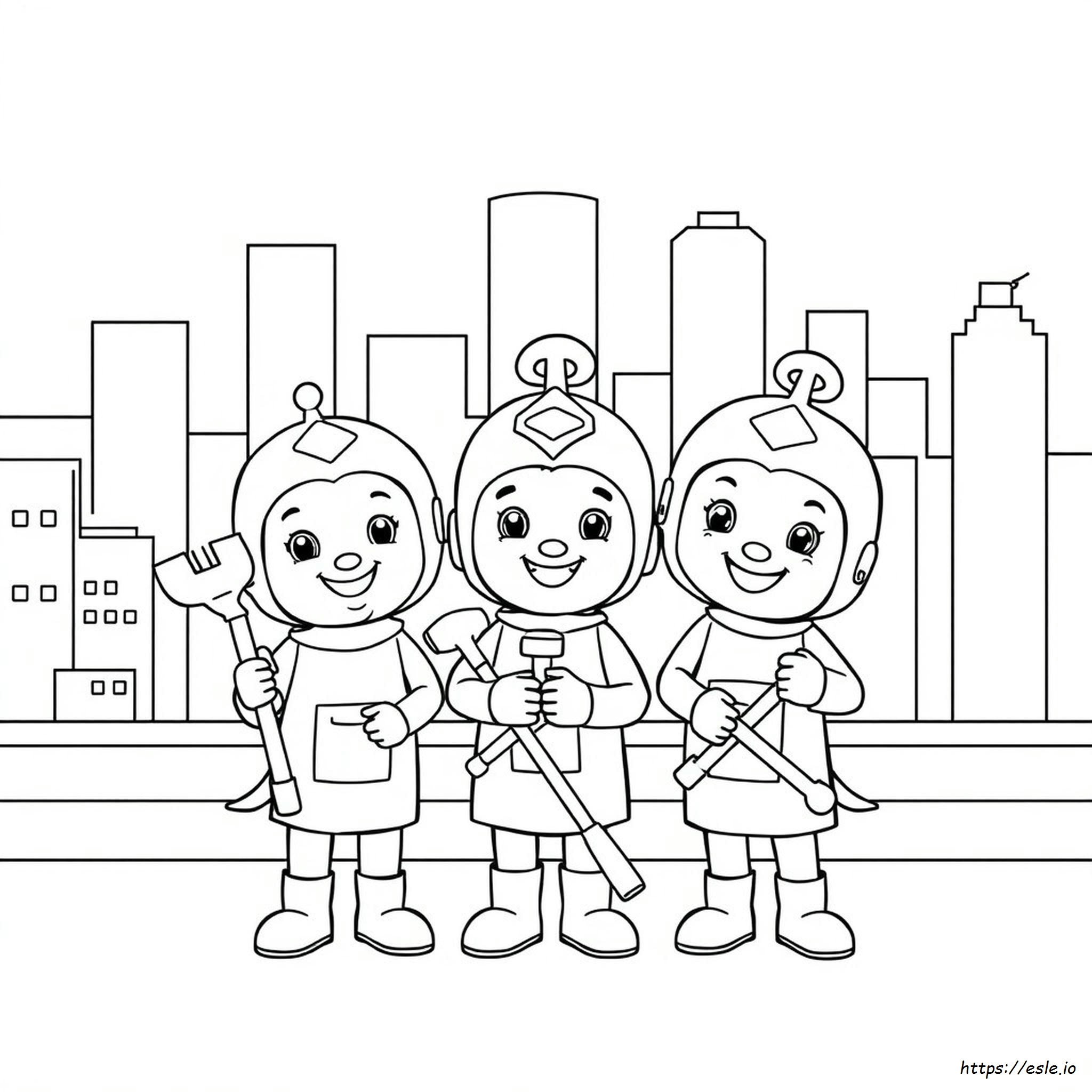 Nick Jr Team Umizoomi Boyama Sayfaları