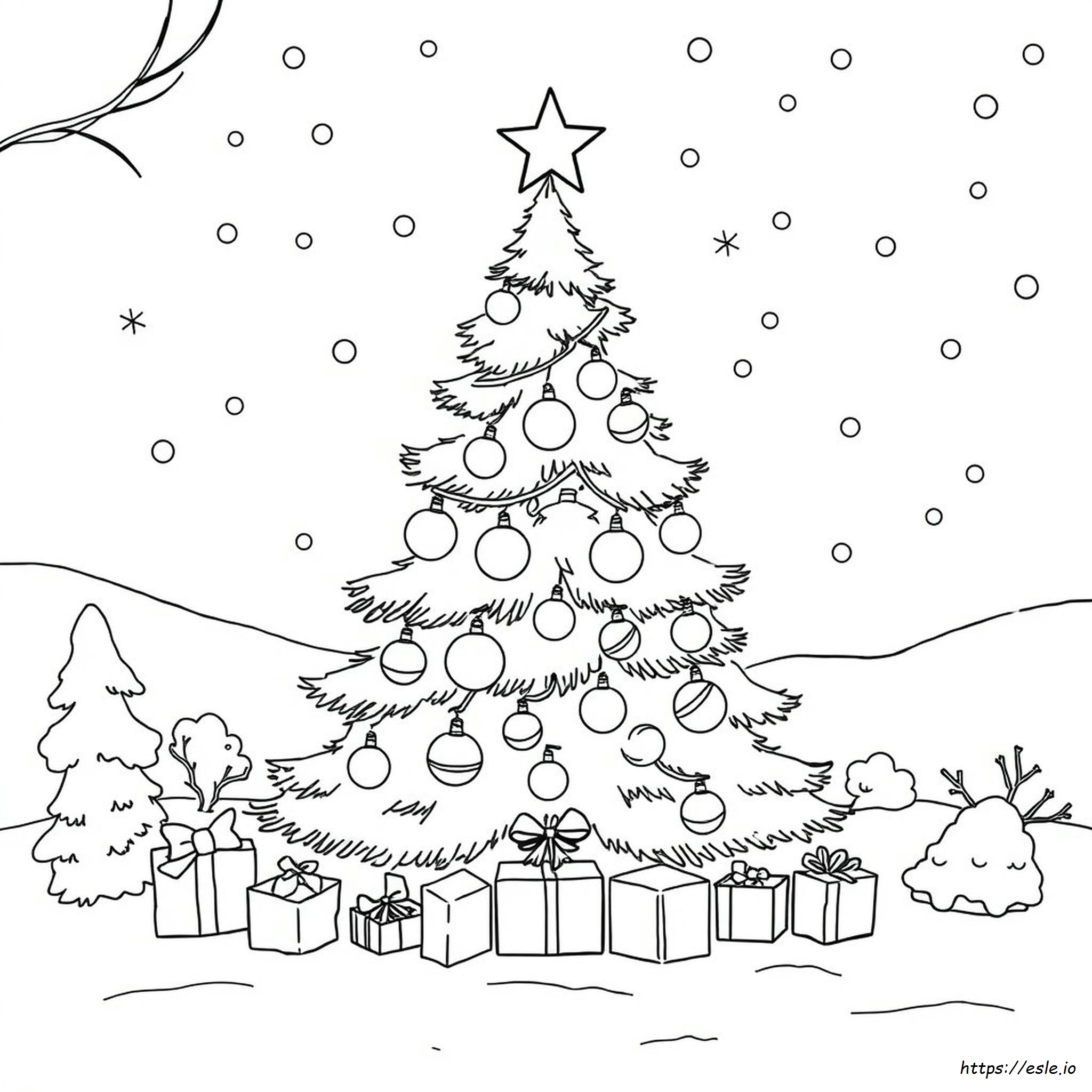 Christmas Story Coloring Pages Free