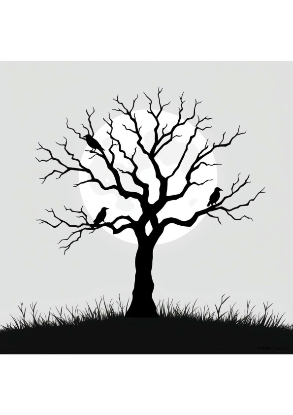 Spooky Vibes Coloring Page