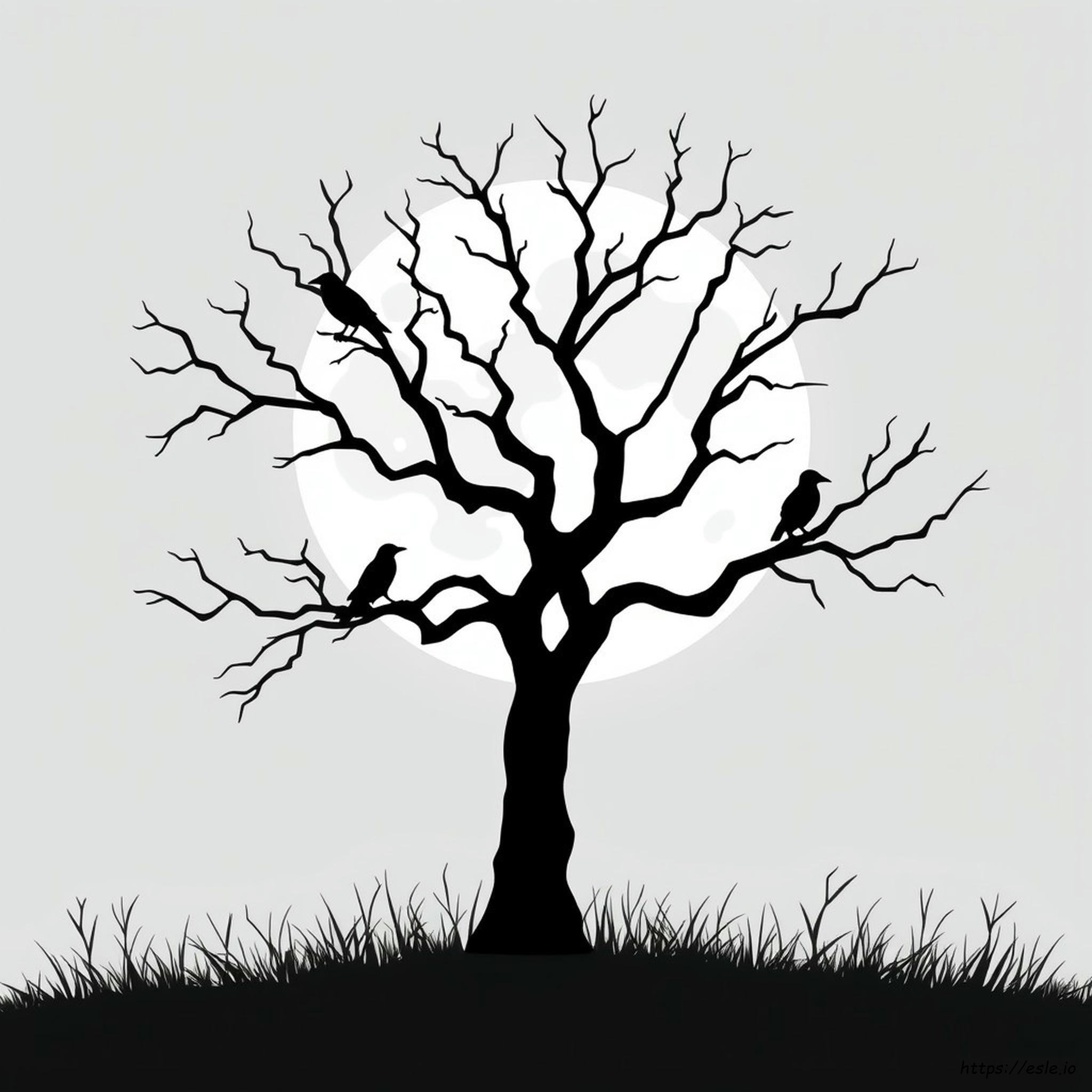 Spooky Vibes Coloring Page