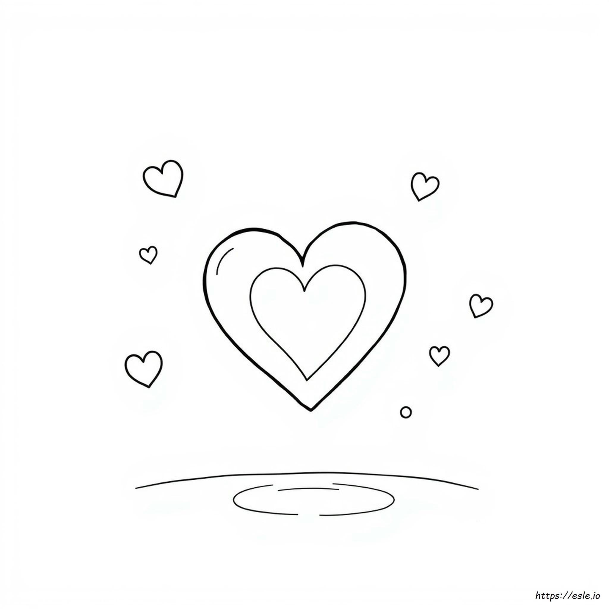 Gambar Mewarnai Hati