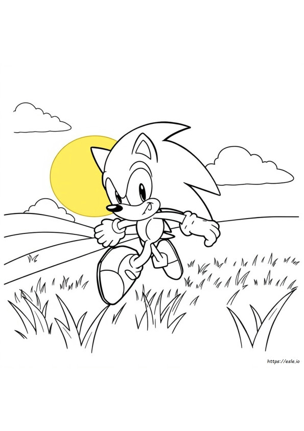 Coloring Pages Of Sonic The Hedgehog