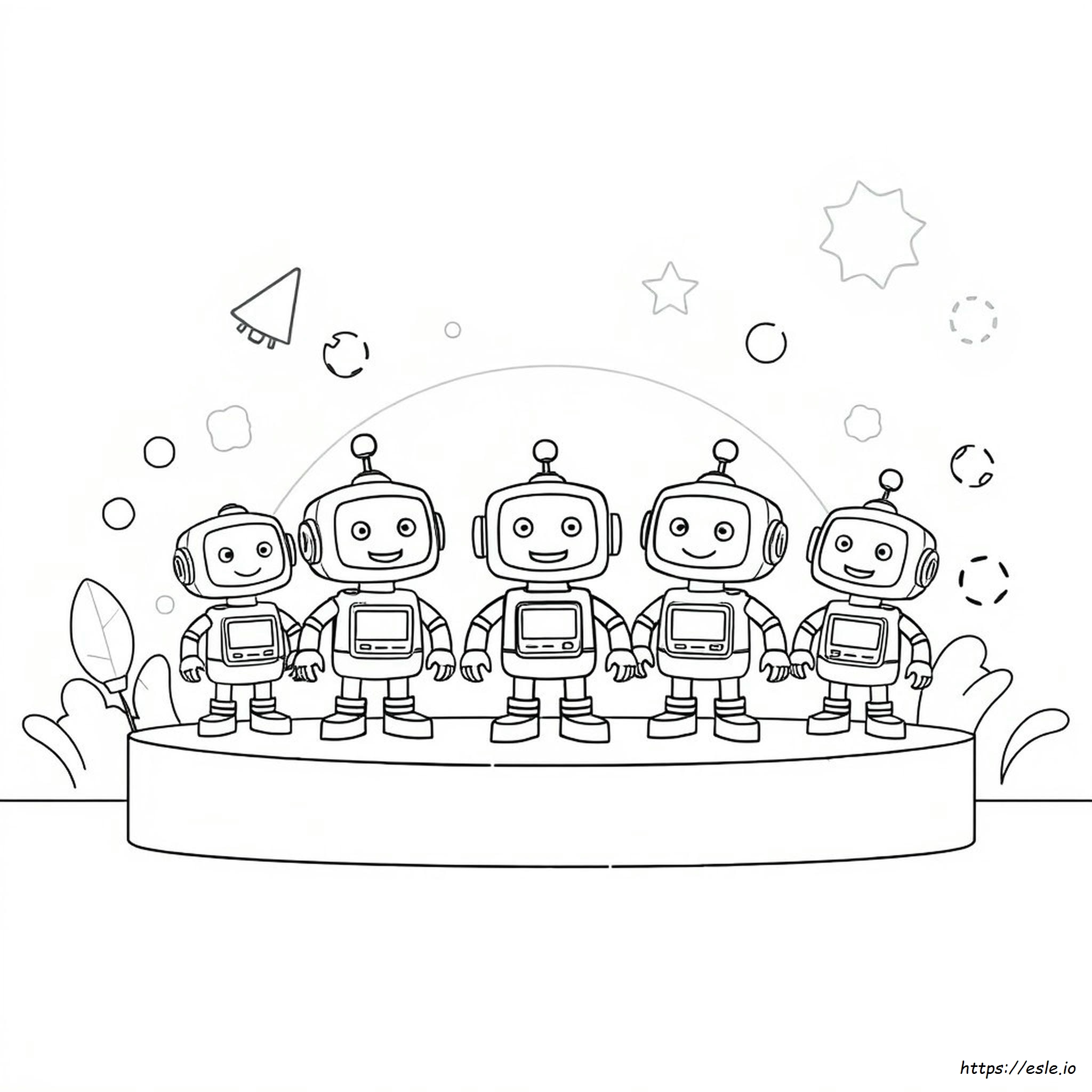Storybots Para Colorir