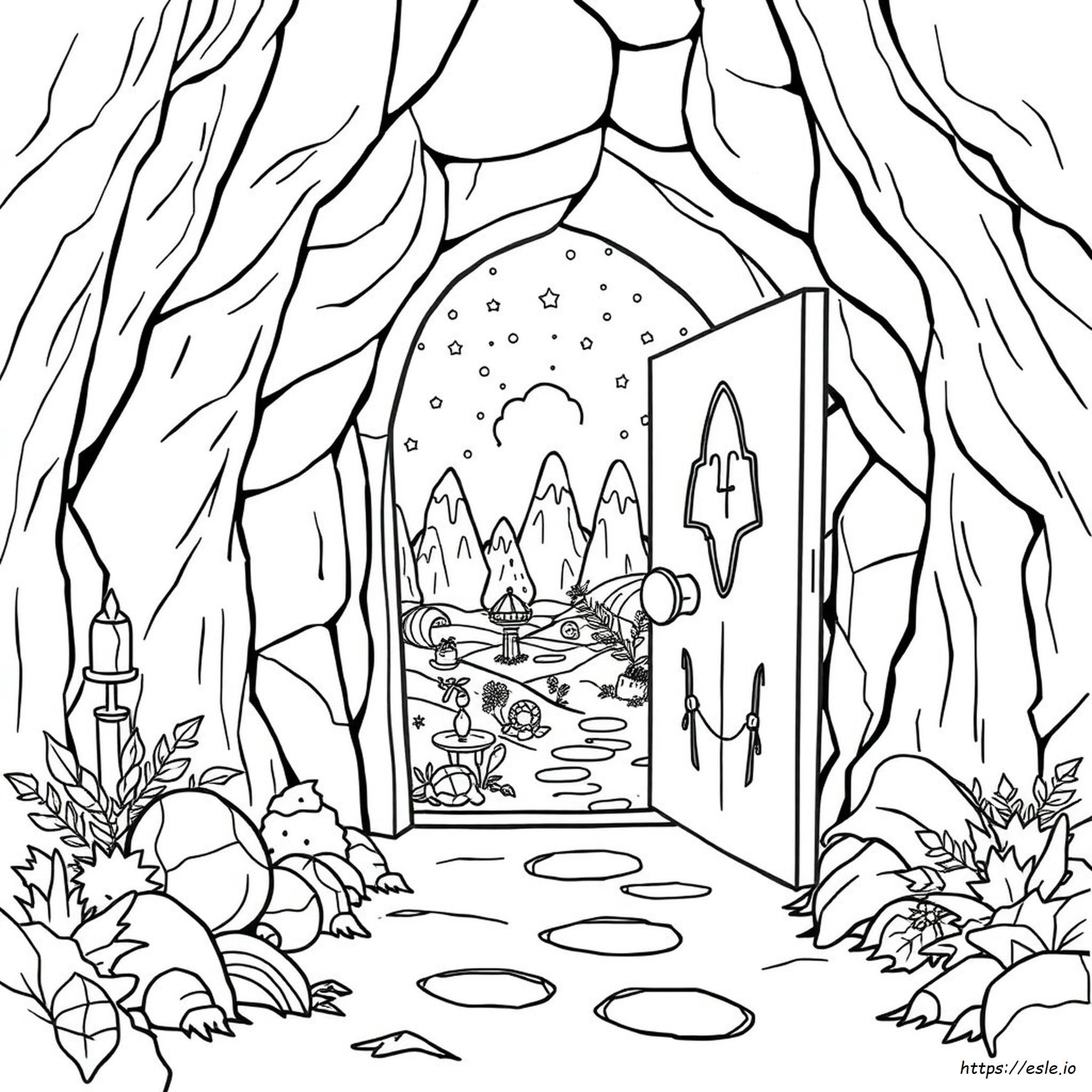 Secret Worlds Coloring Pages