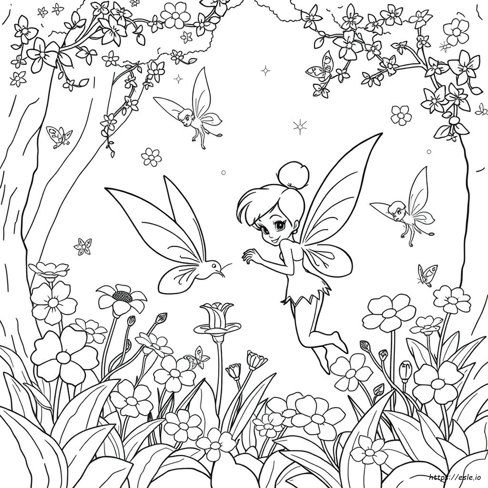 Printable Disney Fairies Coloring Pages