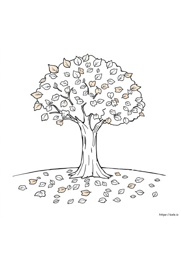 Disegni D'autunno Da Colorare Stampabili Per L'asilo
