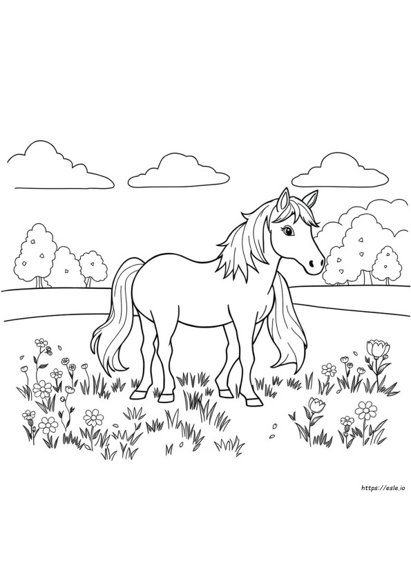 Printable Pony Coloring Pages