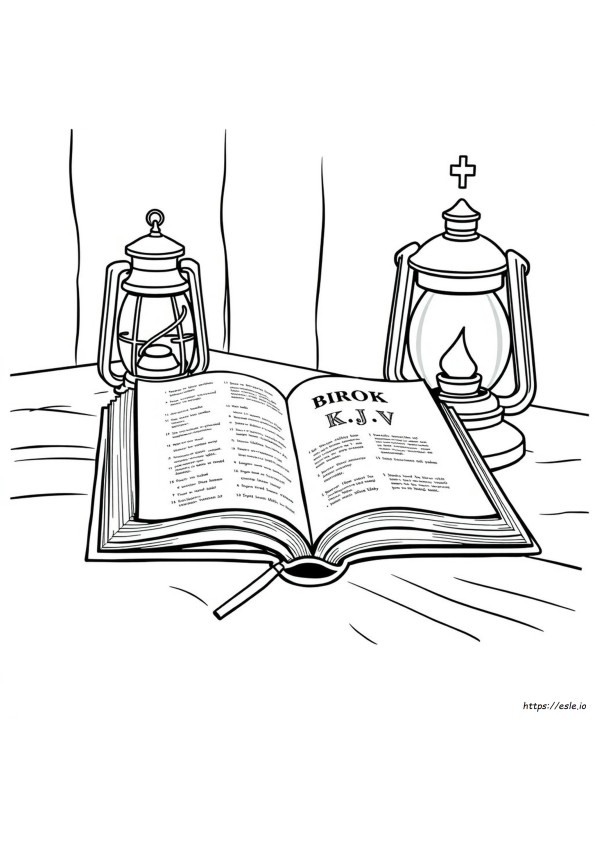 Kolorowanki Biblia Króla Jakuba