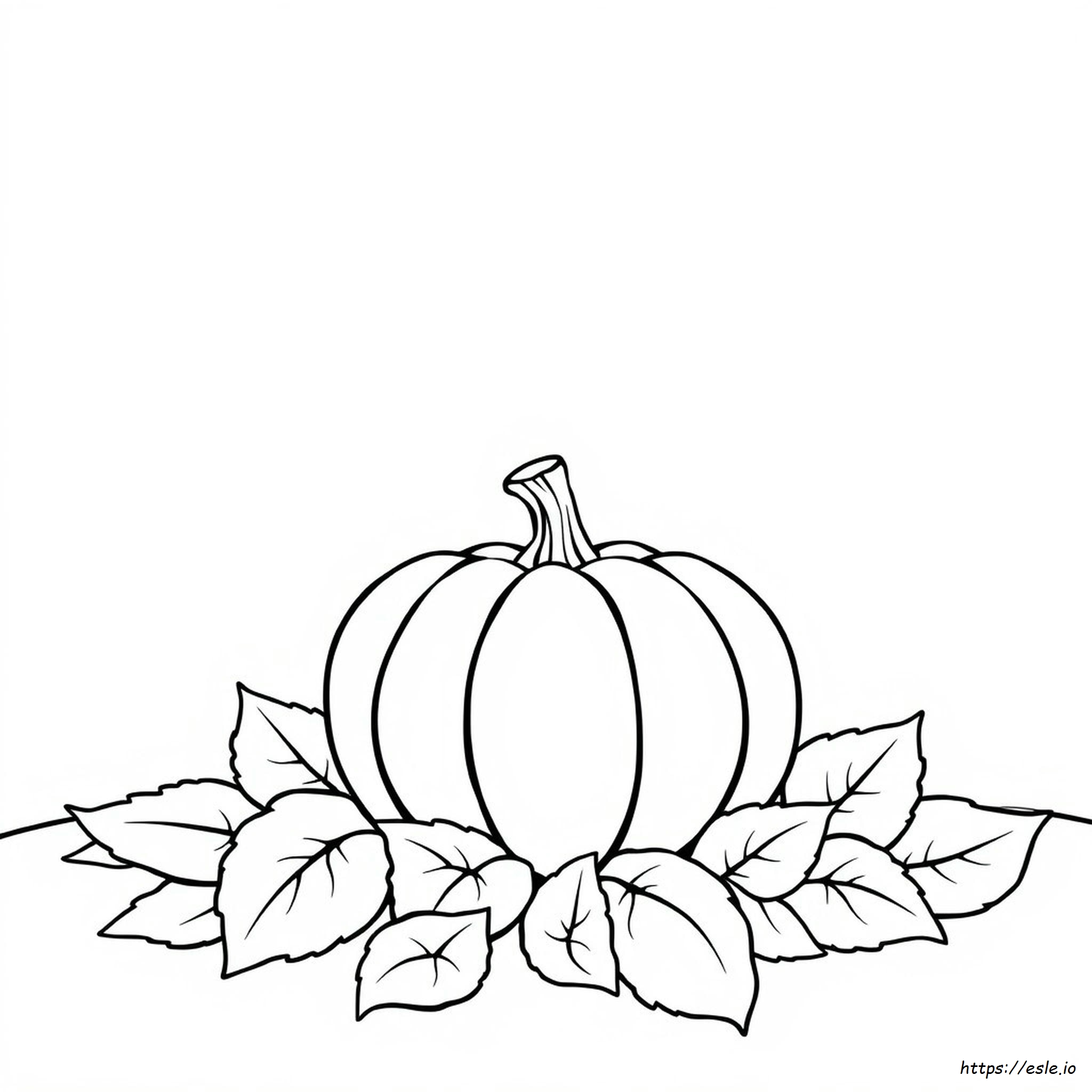 Pumpkin Coloring Pages For Kindergarten
