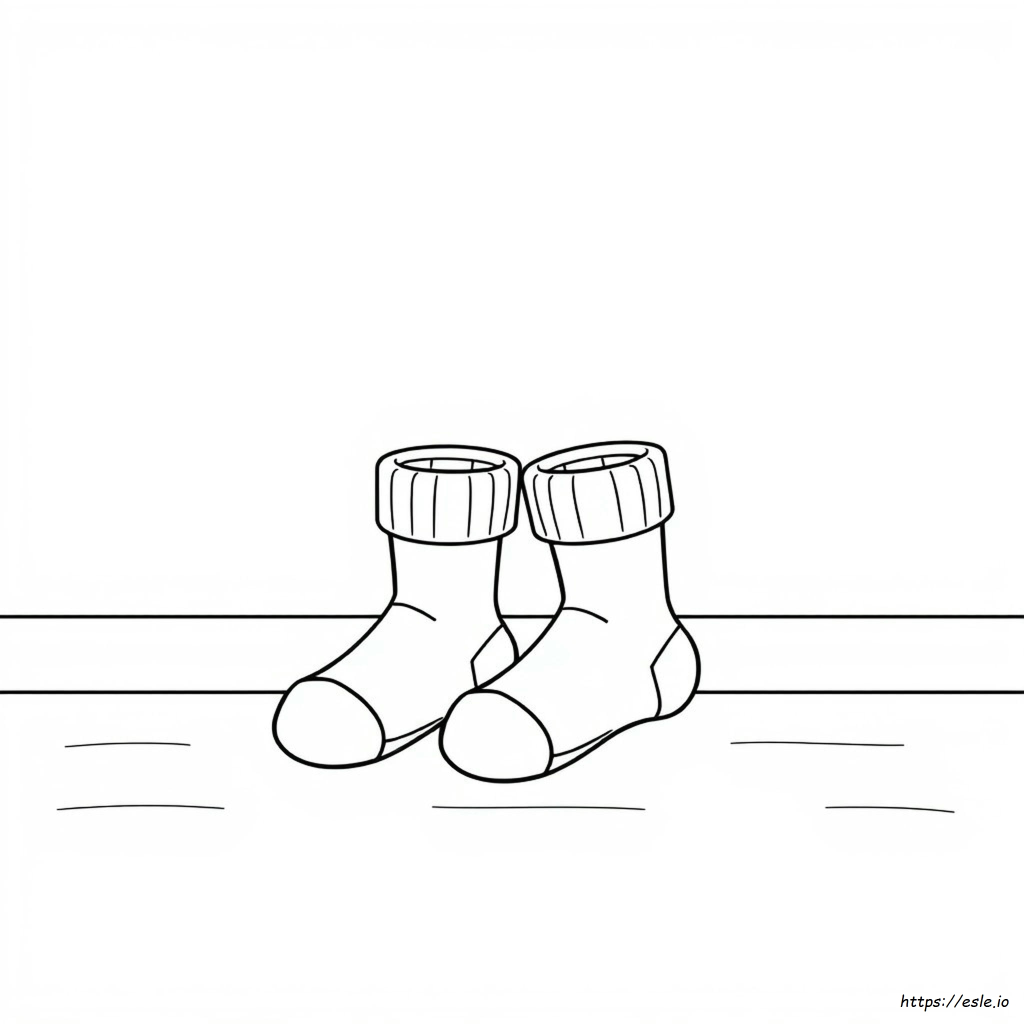 Socks To Colour In