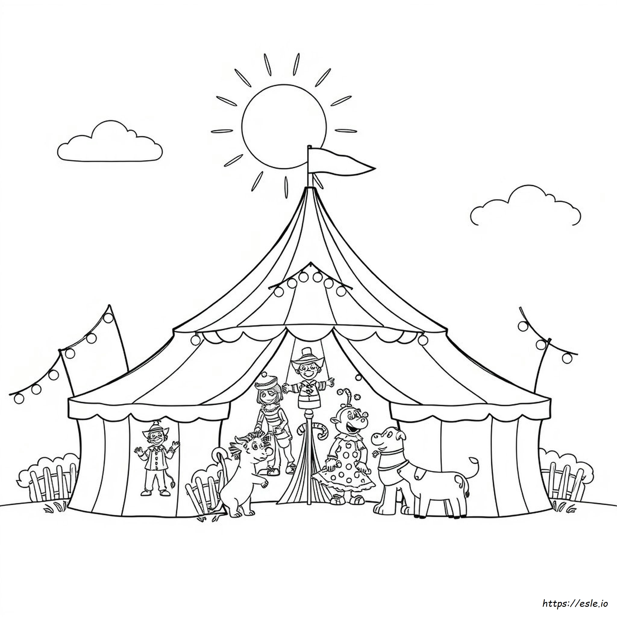 Circus Colouring Pages To Print