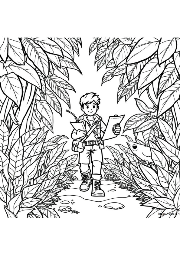 Adventure Colouring Pages
