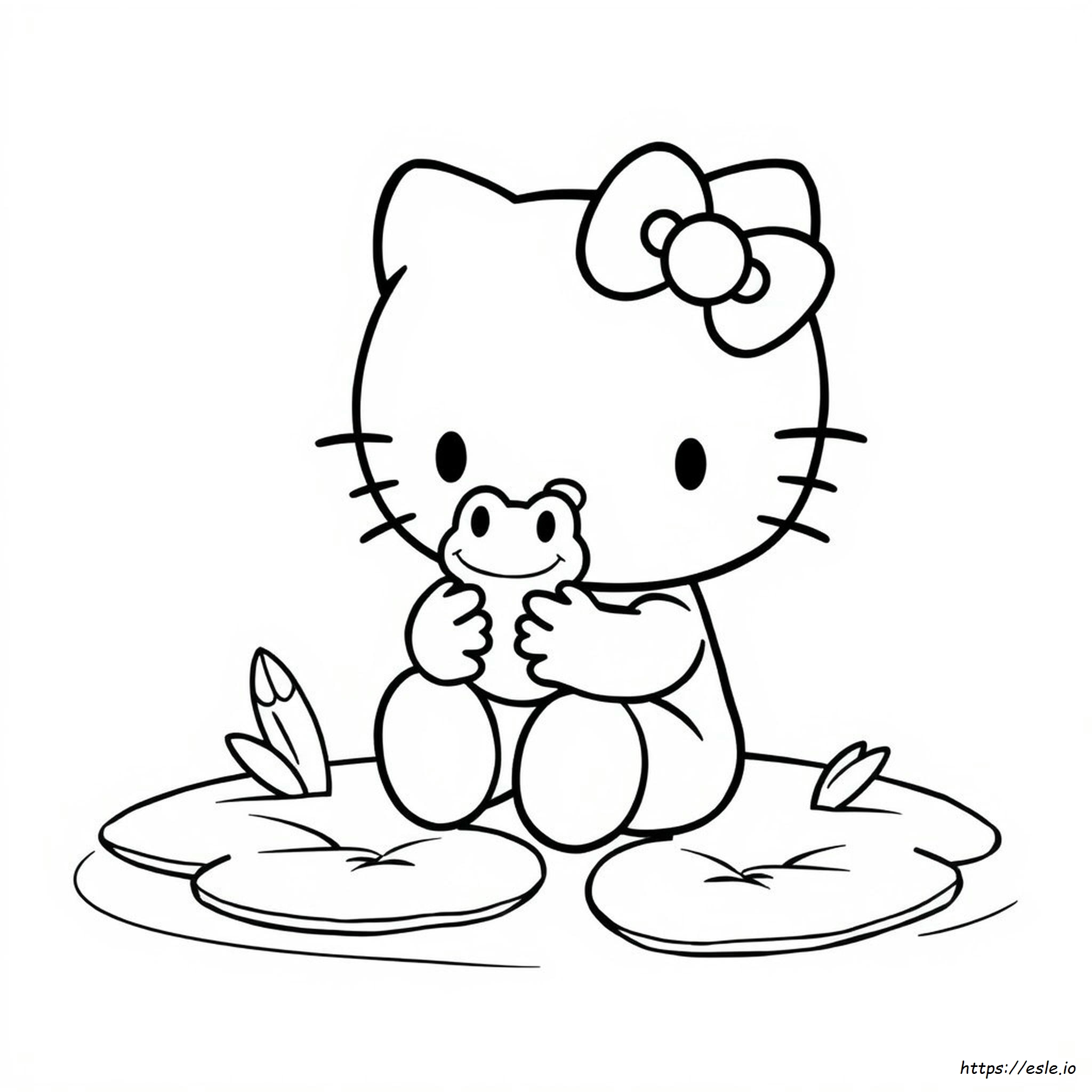 Hello Kitty Sapo Desenhos Para Colorir
