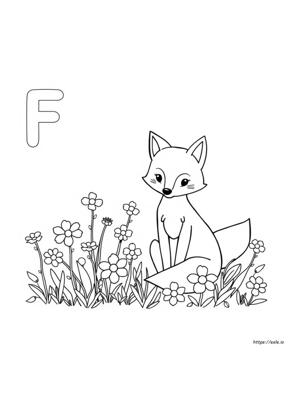 Lettera F Da Colorare
