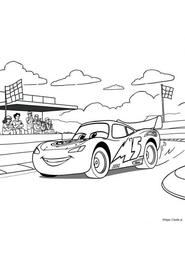 Lightning Mcqueen Coloring