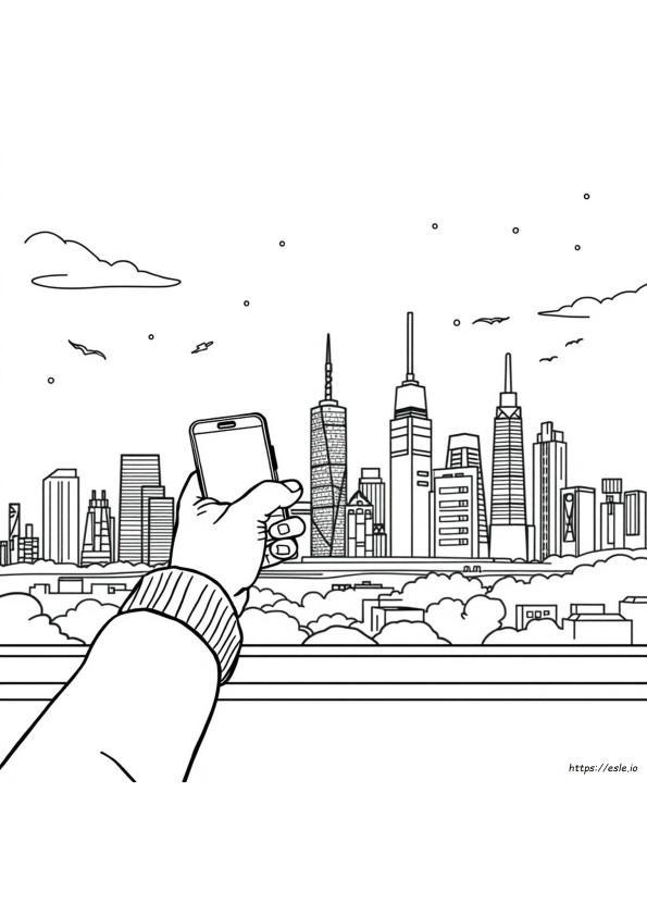 Smartphone Ausmalbilder