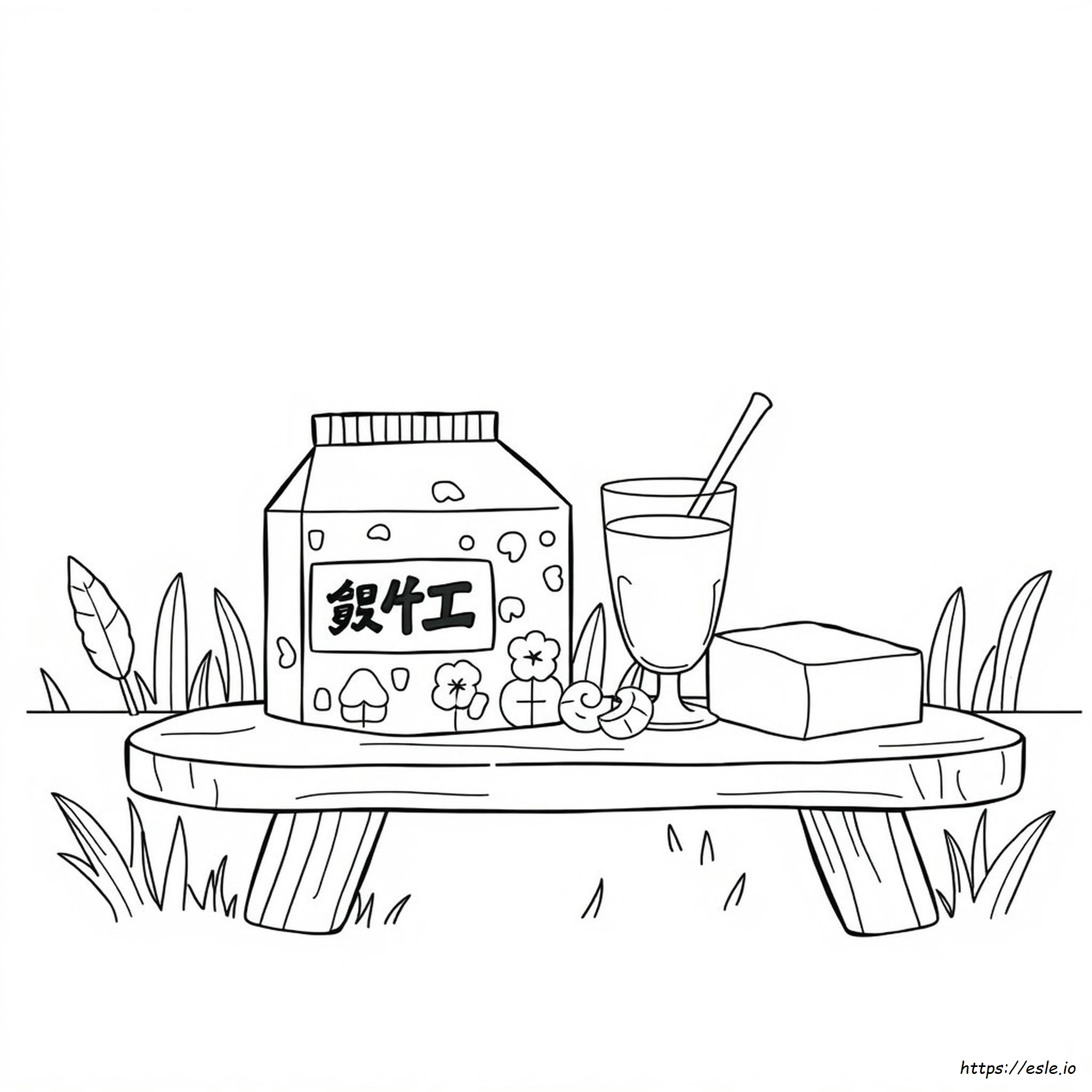 Dairy Products Coloring Pages