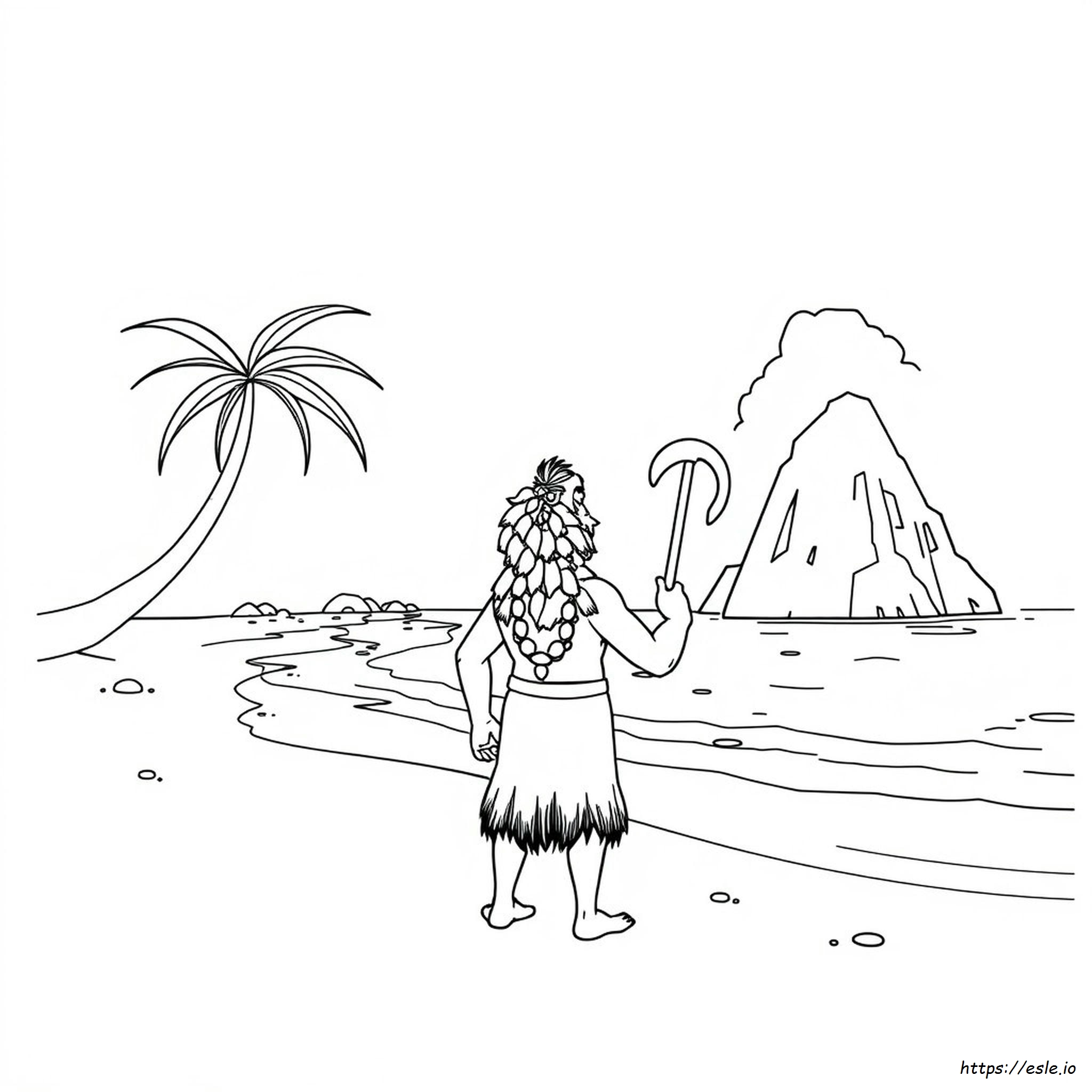 Disney Maui Coloring Pages