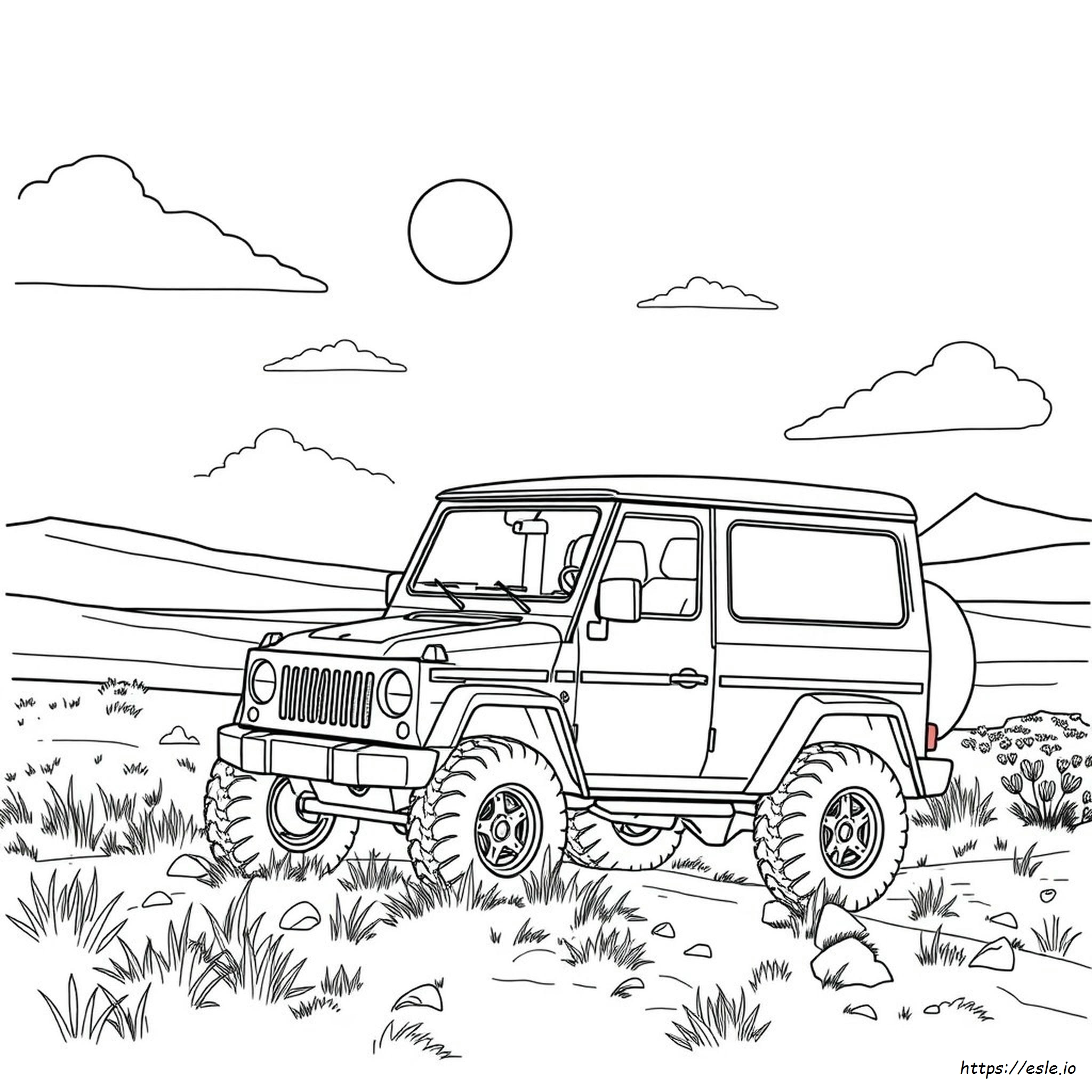 G Wagon Boyama Sayfaları