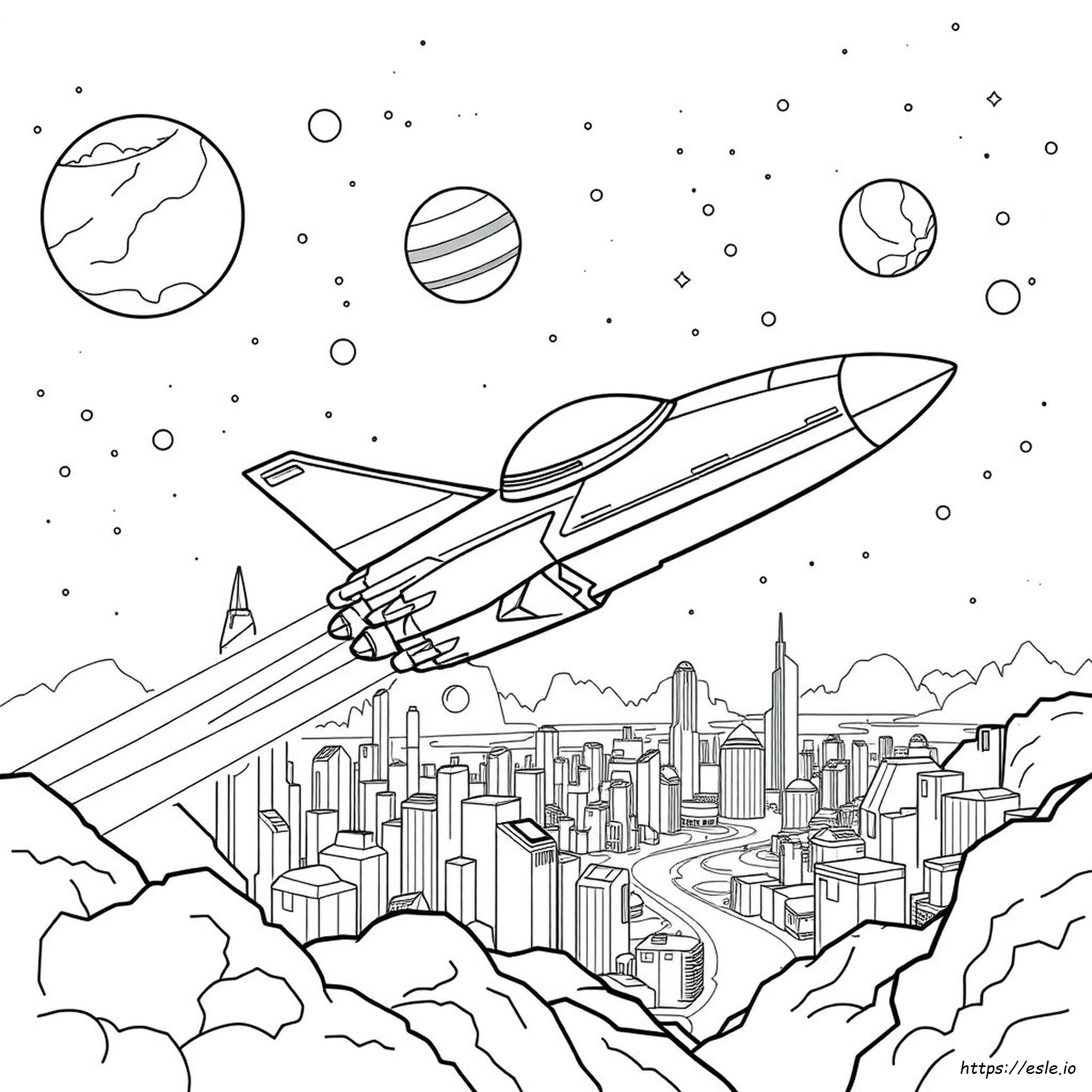 Scifi Coloring Pages