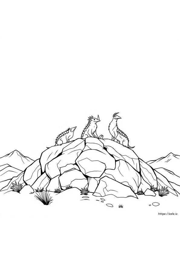 Razor Crest Coloring Page