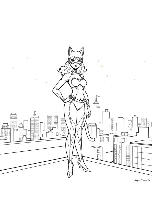 Catwoman Da Colorare