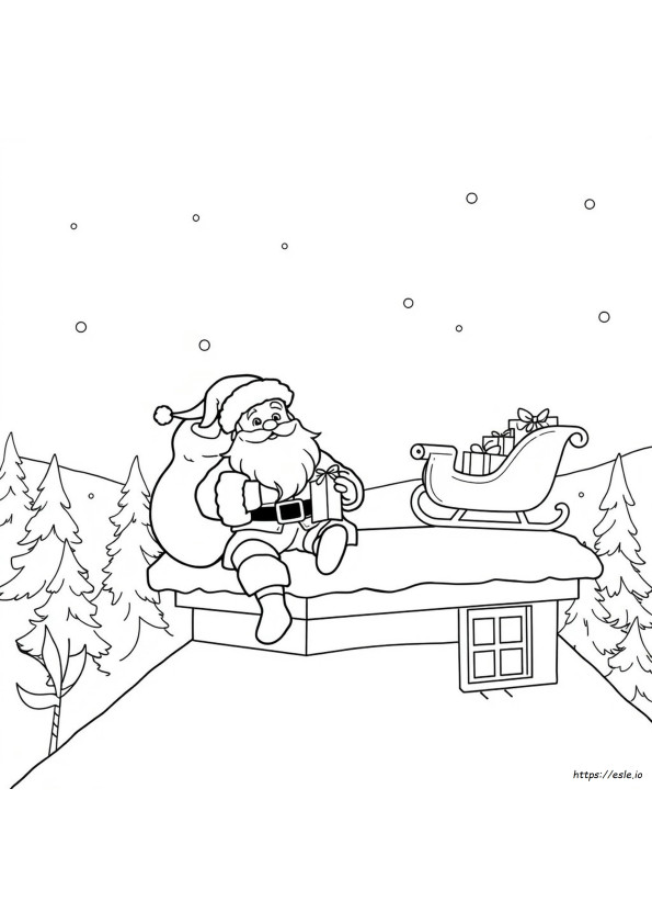 Immagini Di Babbo Natale Da Colorare E Stampare