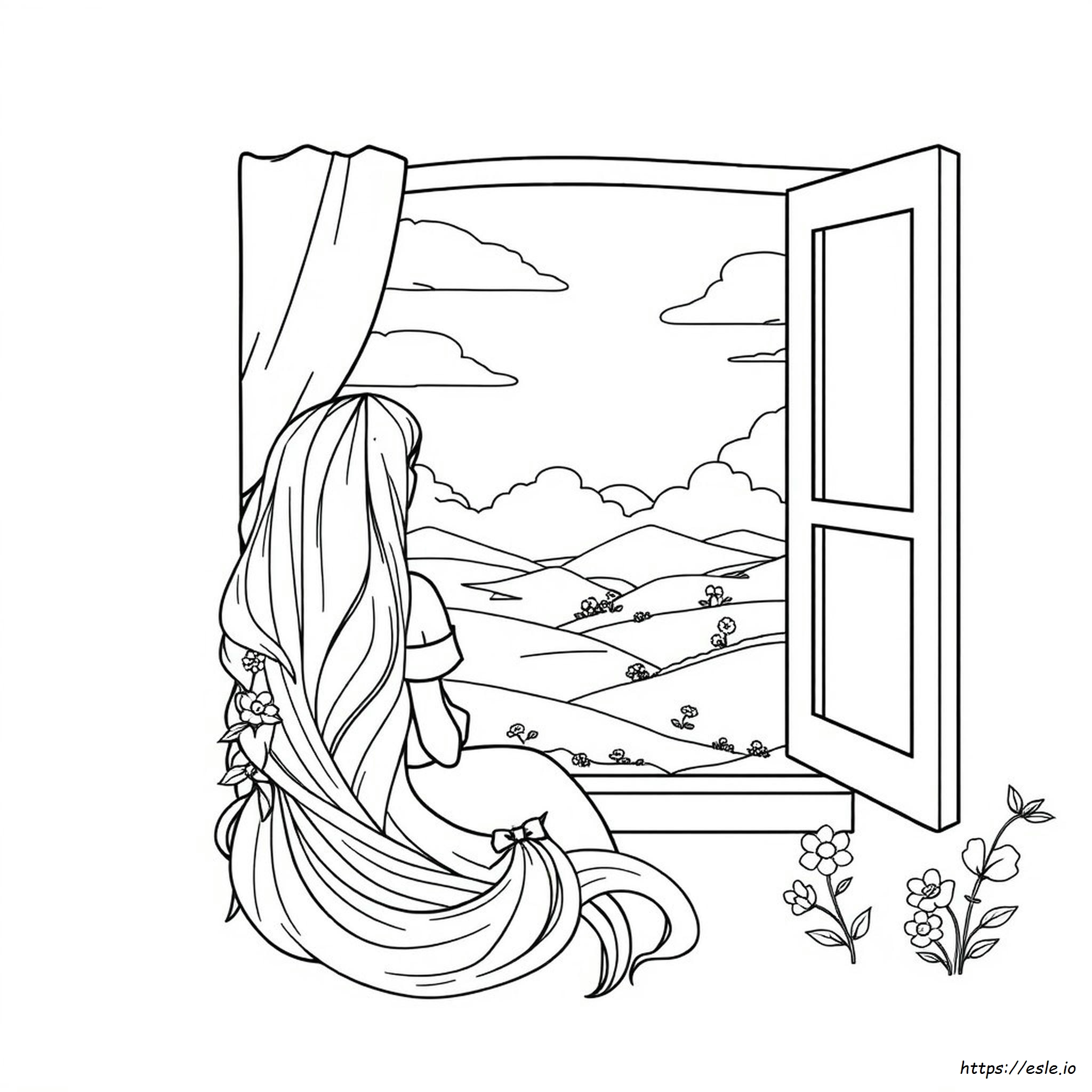 Rapunzel Coloring Pages Crayola