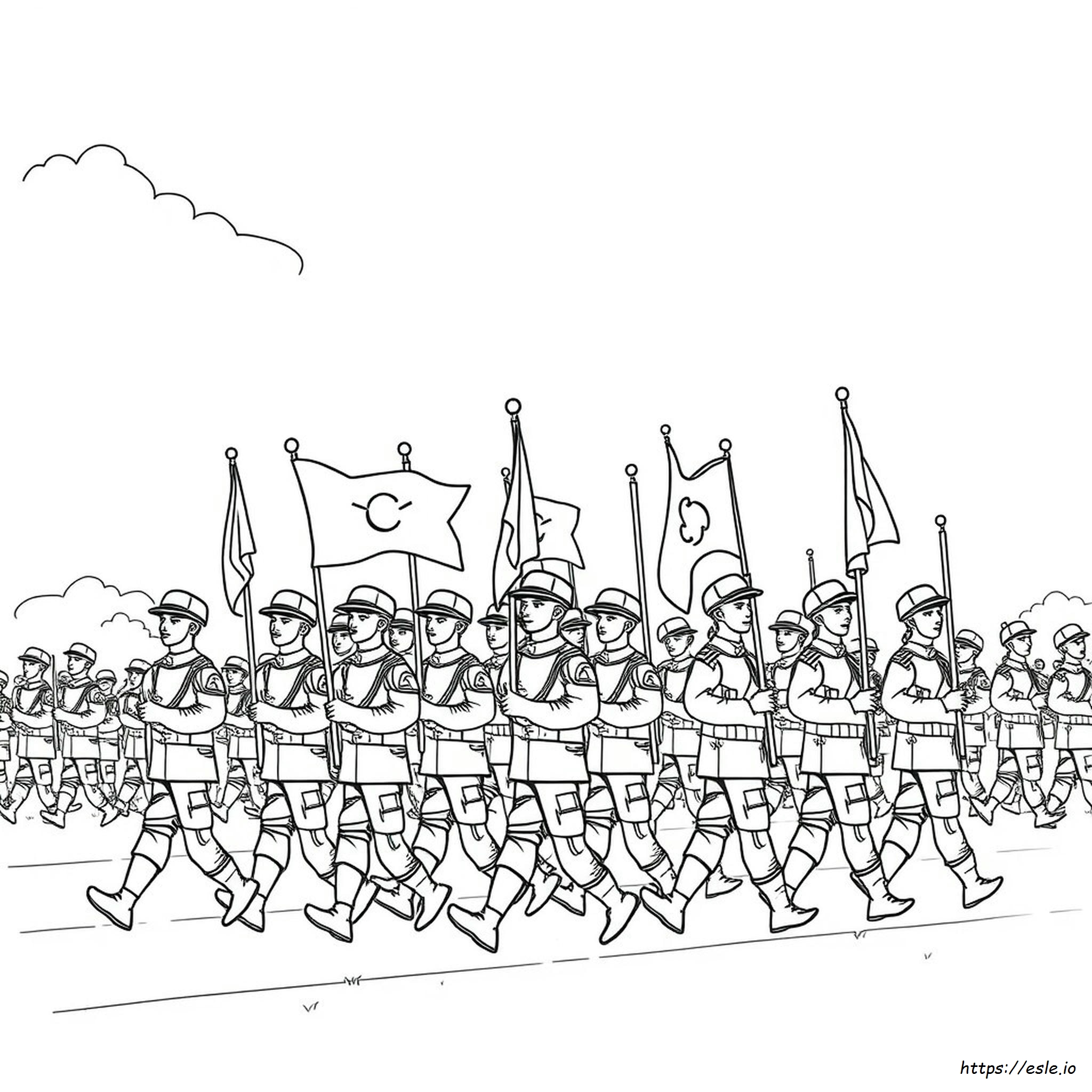 Army Colouring Pictures