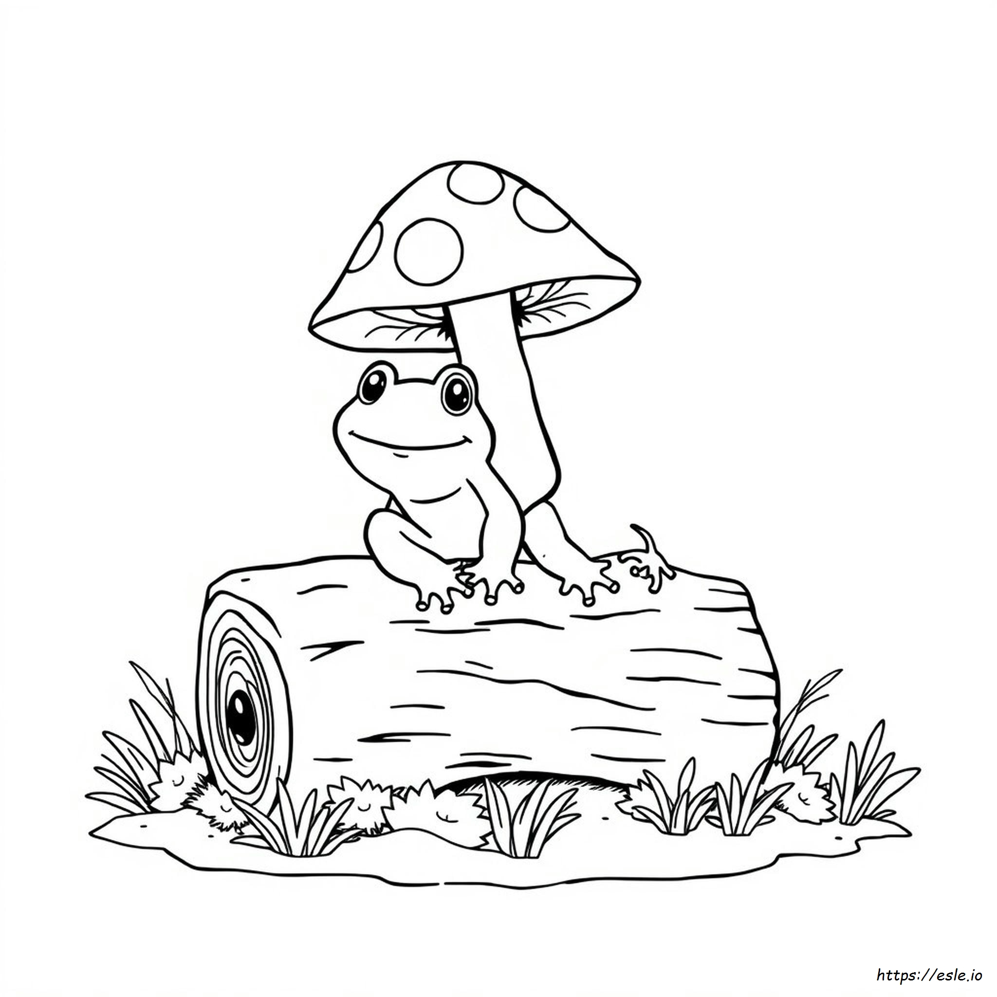 Aranyos Gombabéka Színező Oldalak