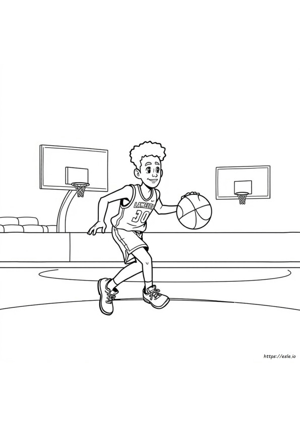 Lamelo Ball Pagine Da Colorare